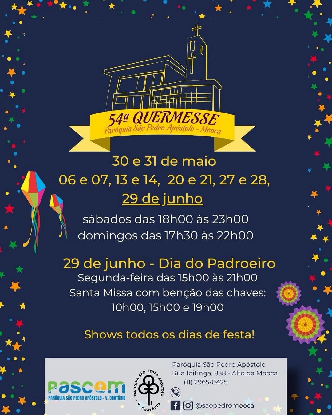 Post 10 by Paróquia São Pedro Apóstolo on Instagram (image)