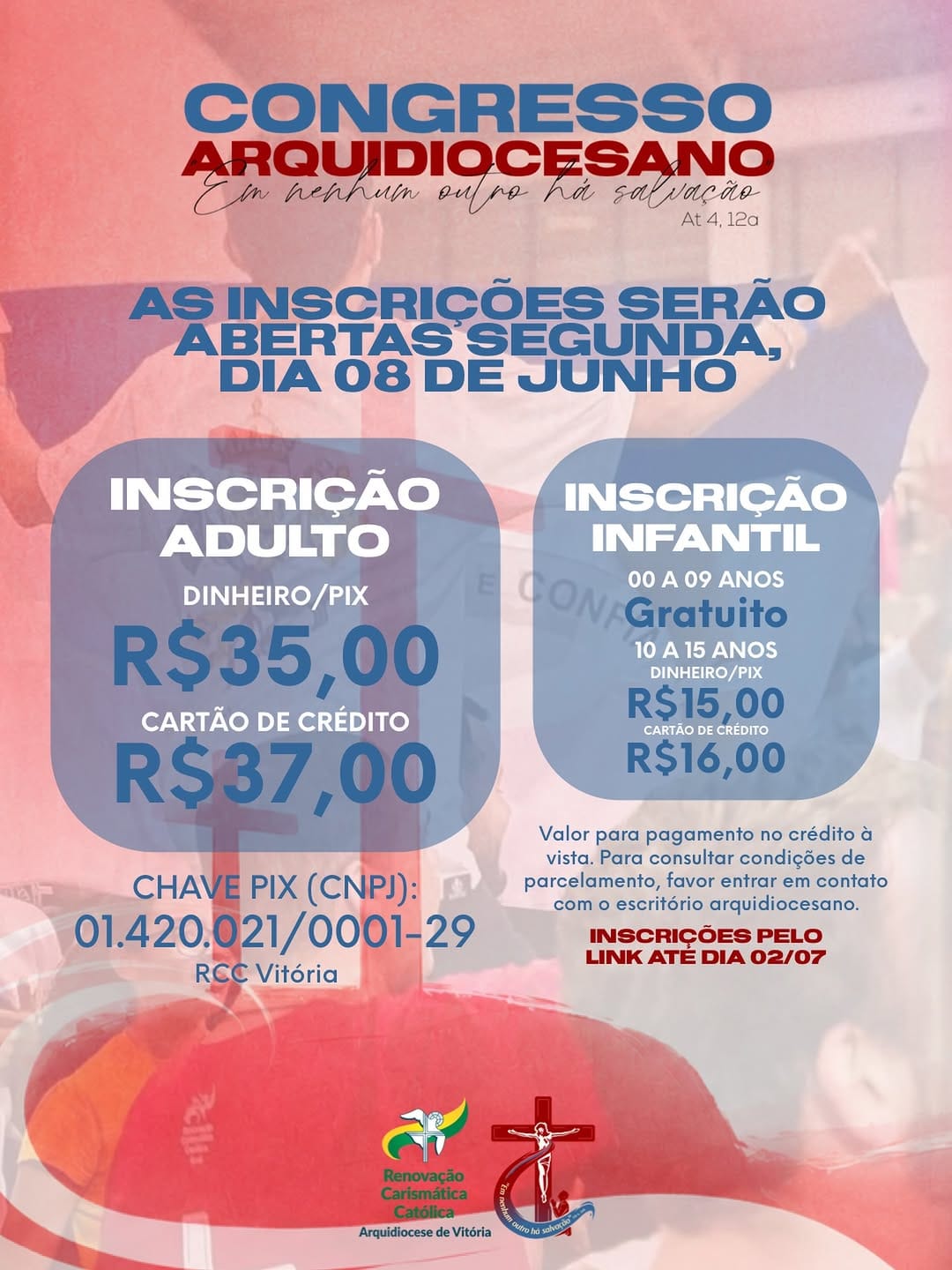 Post 2 by RCC Arquidiocese de Vitória on Instagram (image)