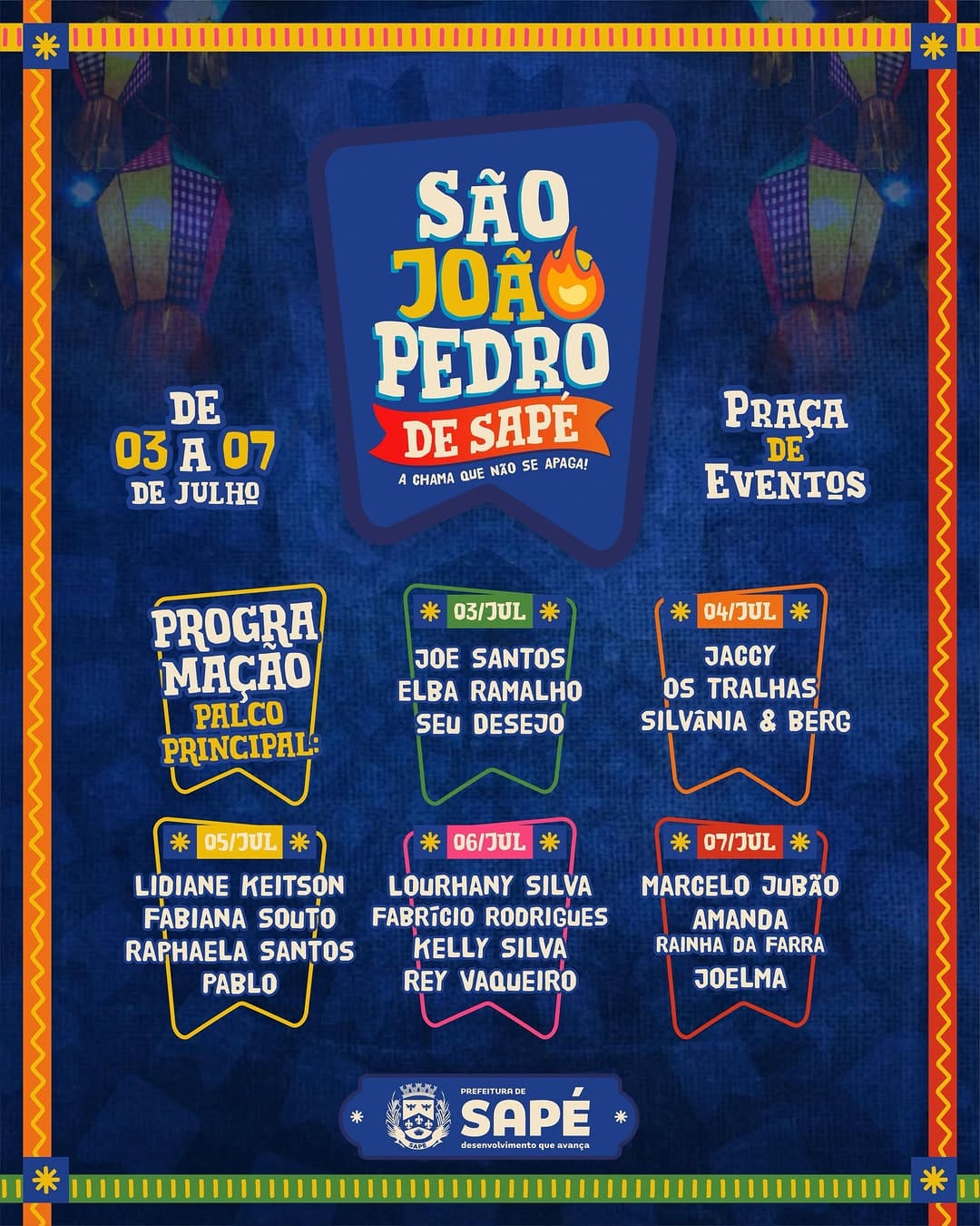 Post 9 by Prefeitura De Sapé on Instagram (image)