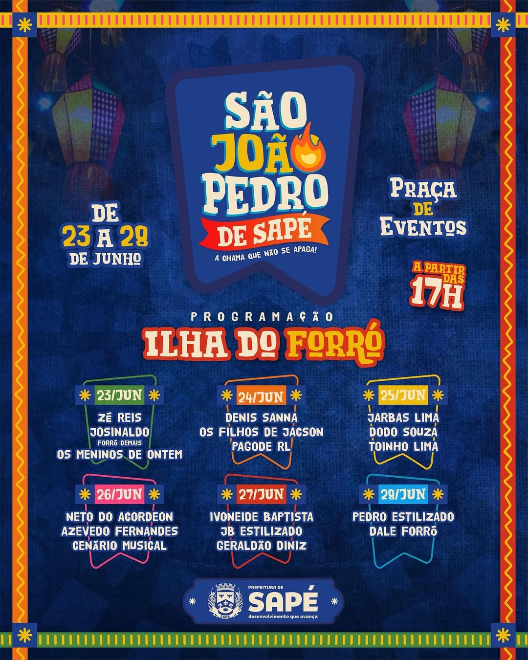 Post 10 by Prefeitura De Sapé on Instagram (image)