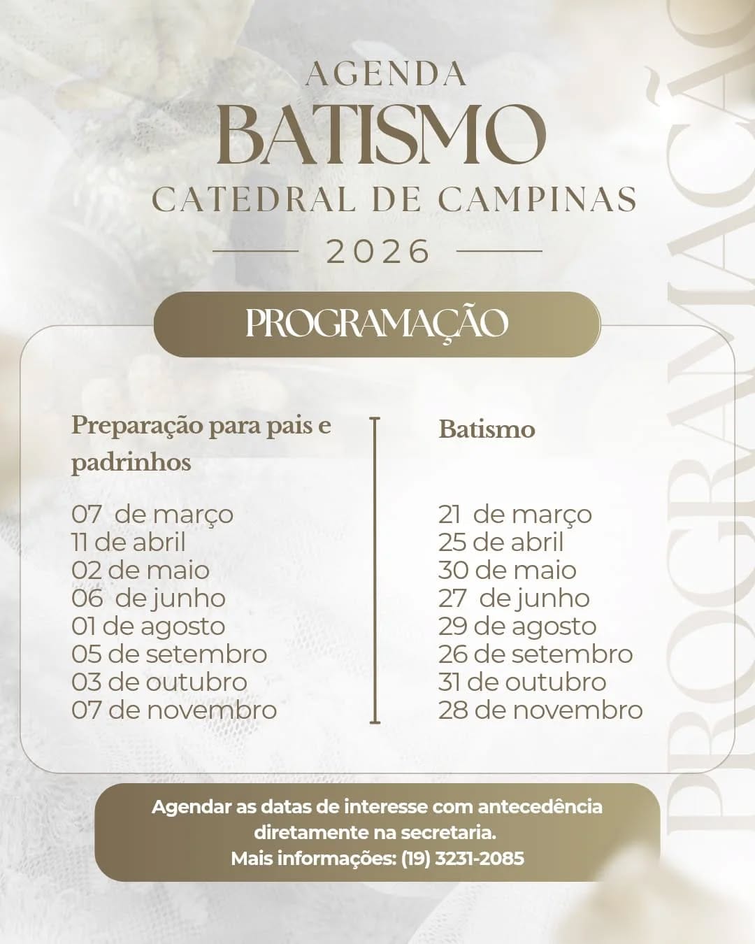 Post 9 by Catedral Metropolitana de Campinas on Instagram (image)
