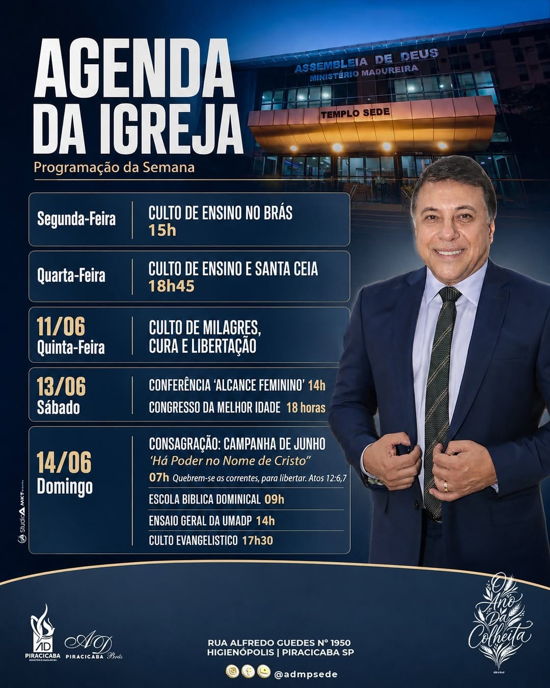Post 3 by AD BRÁS PIRACICABA SEDE on Instagram (image)