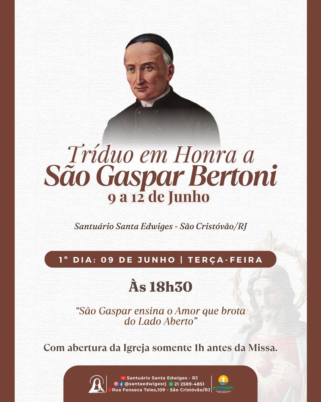 Post 1 by 💒 Santuário Santa Edwiges-RJ on Instagram (image)