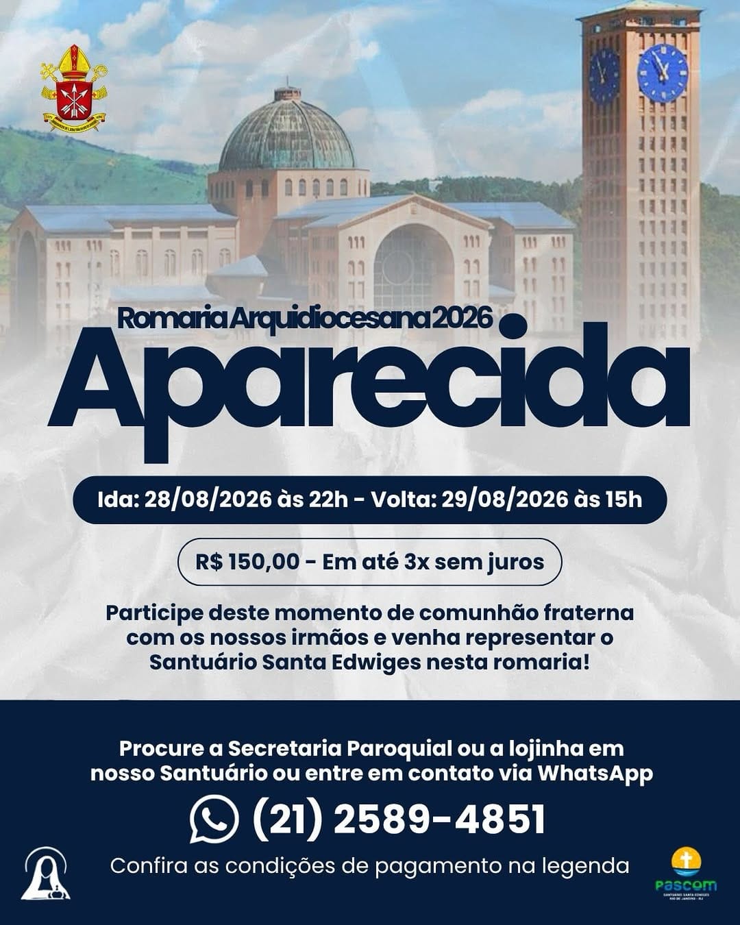 Post 10 by 💒 Santuário Santa Edwiges-RJ on Instagram (image)