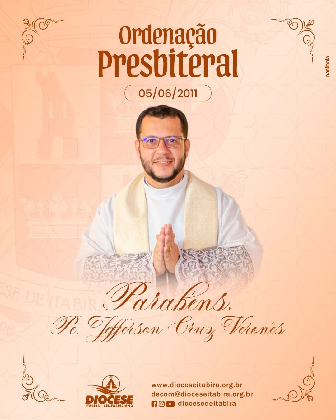 Post 4 by Diocese de Itabira-Coronel Fabriciano on Instagram (image)