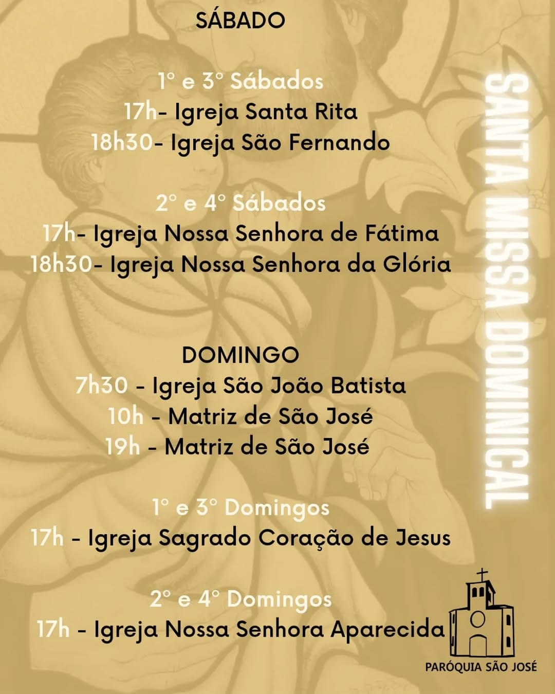 Post 8 by Paróquia São José on Instagram (image)