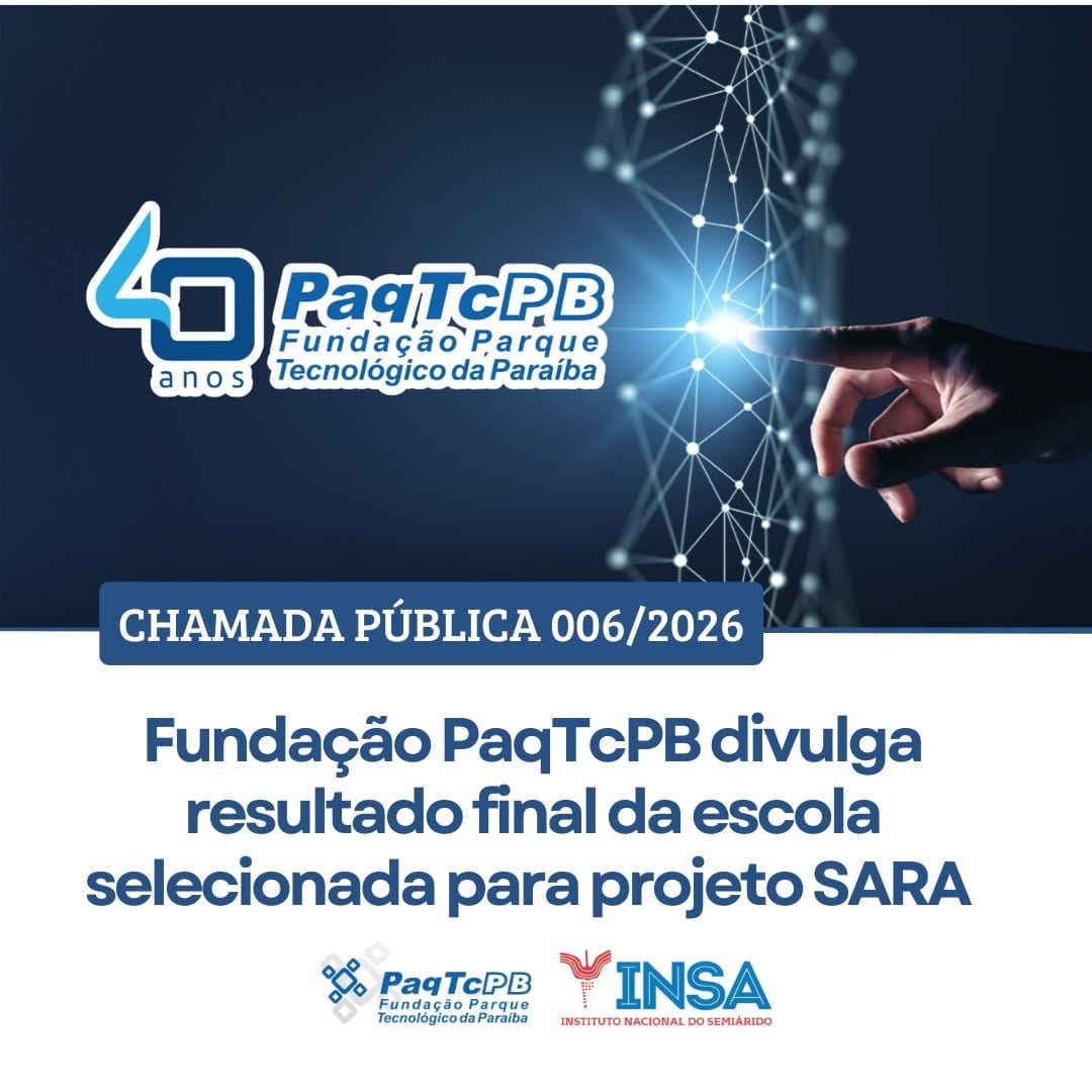 Post 10 by Fundação Parque Tecnológico da Paraíba on Instagram (image)