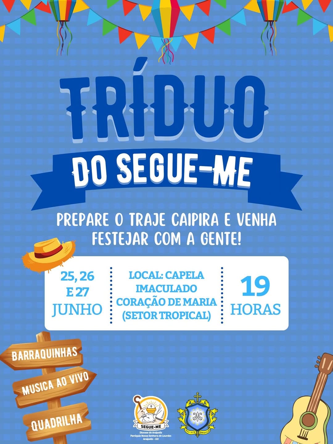 Post 3 by Paróquia Nossa Senhora de Lourdes on Instagram (image)