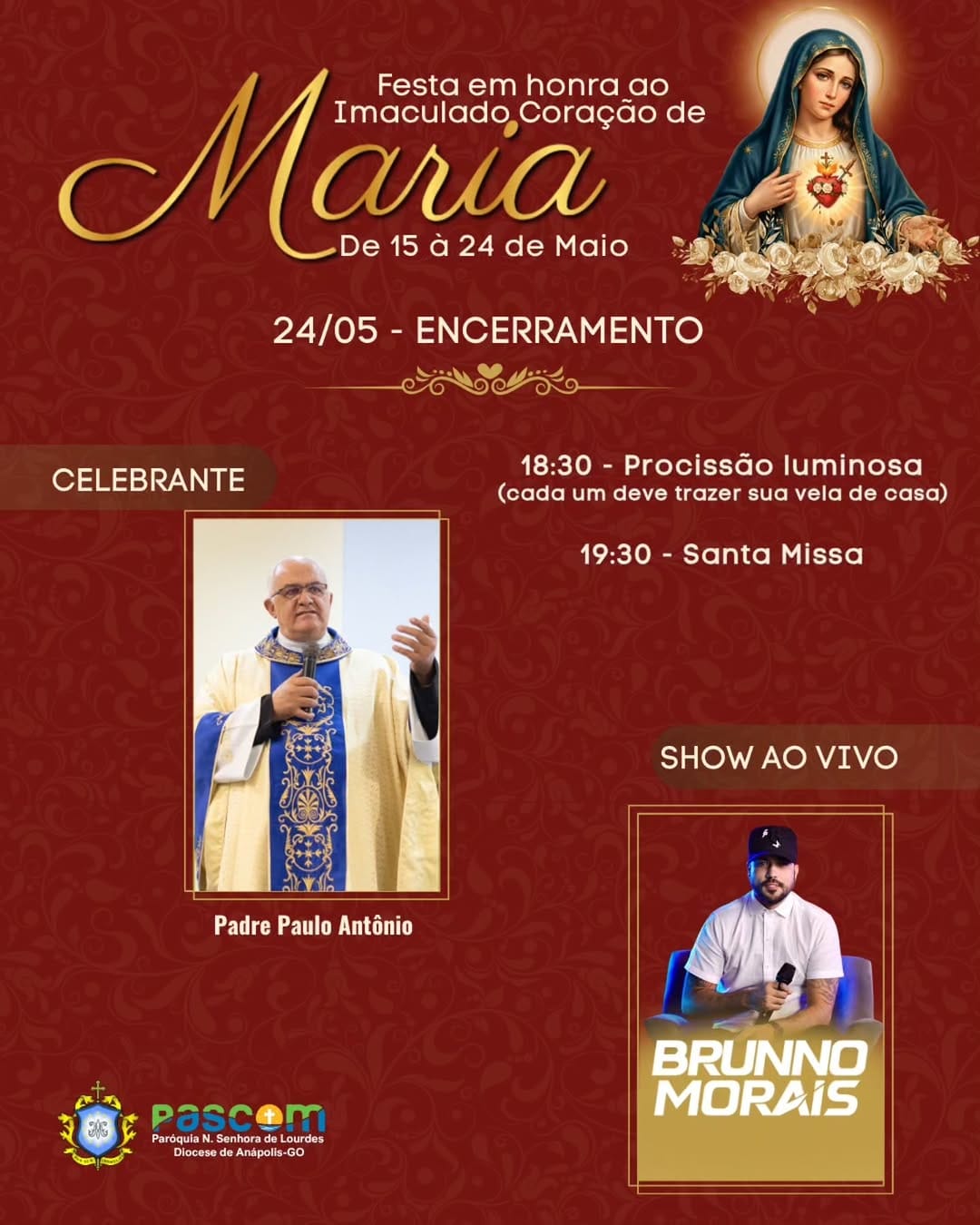 Post 7 by Paróquia Nossa Senhora de Lourdes on Instagram (image)