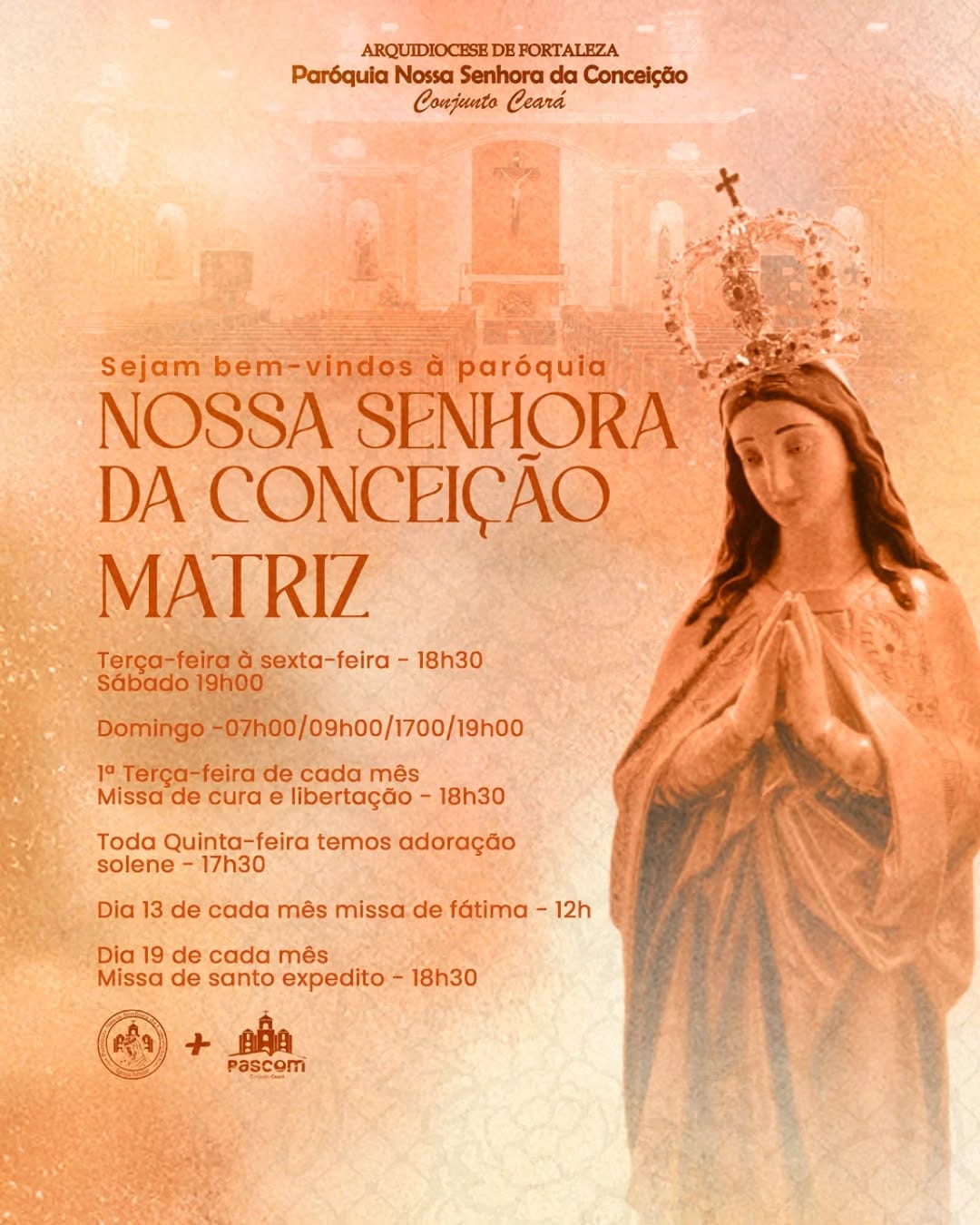 Post 9 by Matriz Nsdaconceição on Instagram (image)