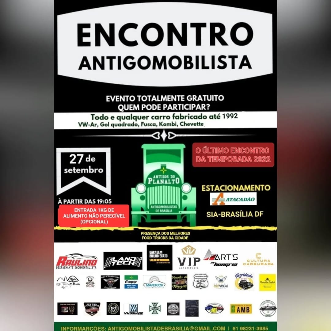 Post 1 by Brasília Hot Rods on Instagram (image)