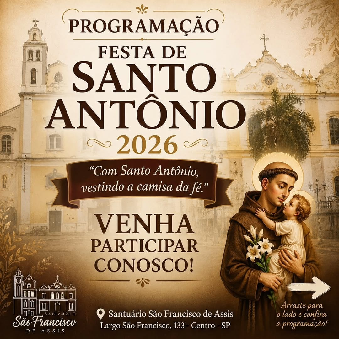Post 10 by Santuário São Francisco de Assis | São Paulo on Instagram (carousel)