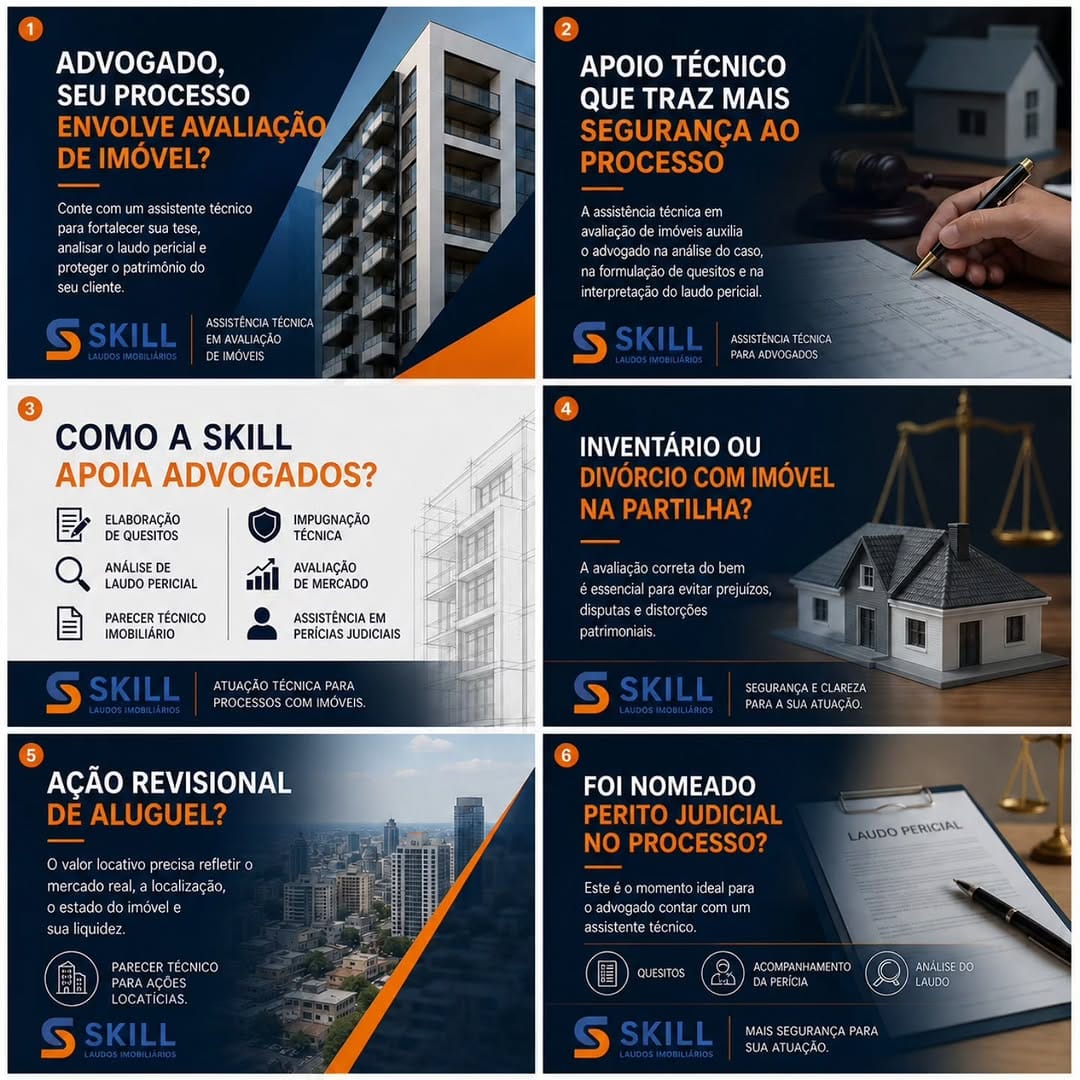 Post 5 by Skill Avaliações Imobiliárias on Instagram (image)