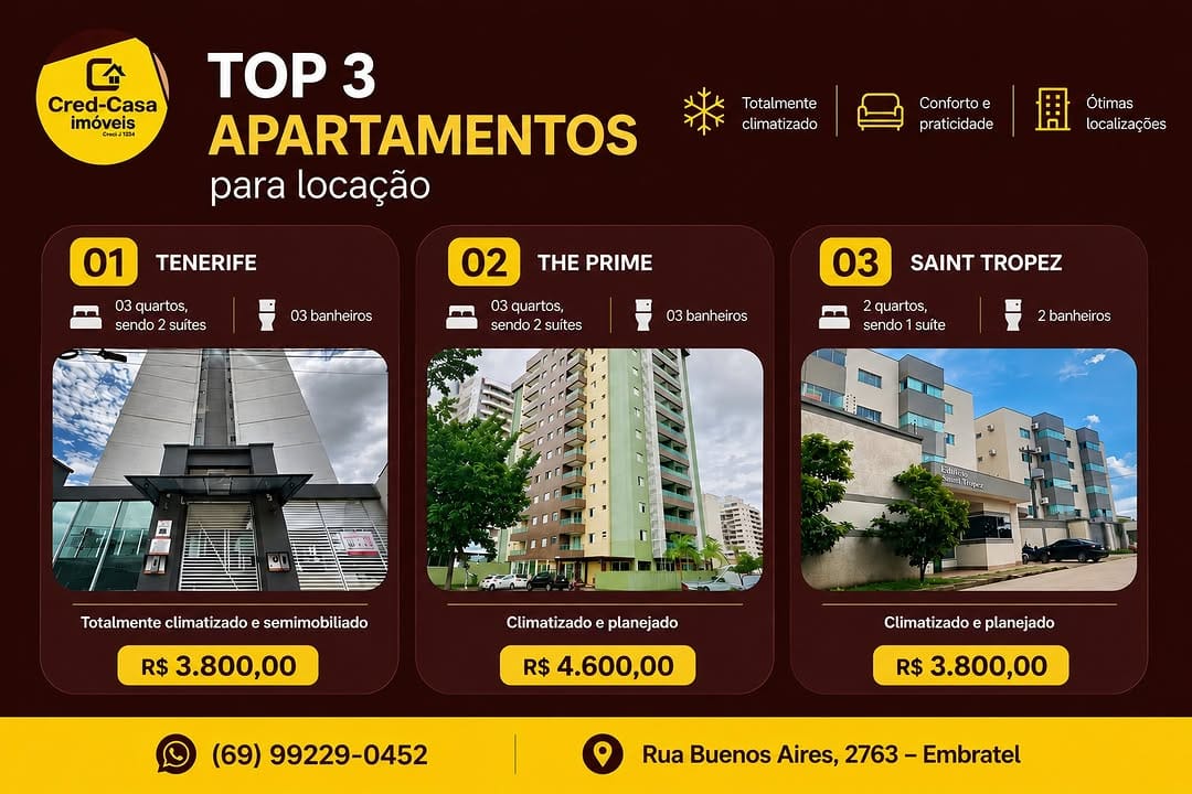 Post 9 by Imobiliária Cred Casa Imóveis on Instagram (carousel)