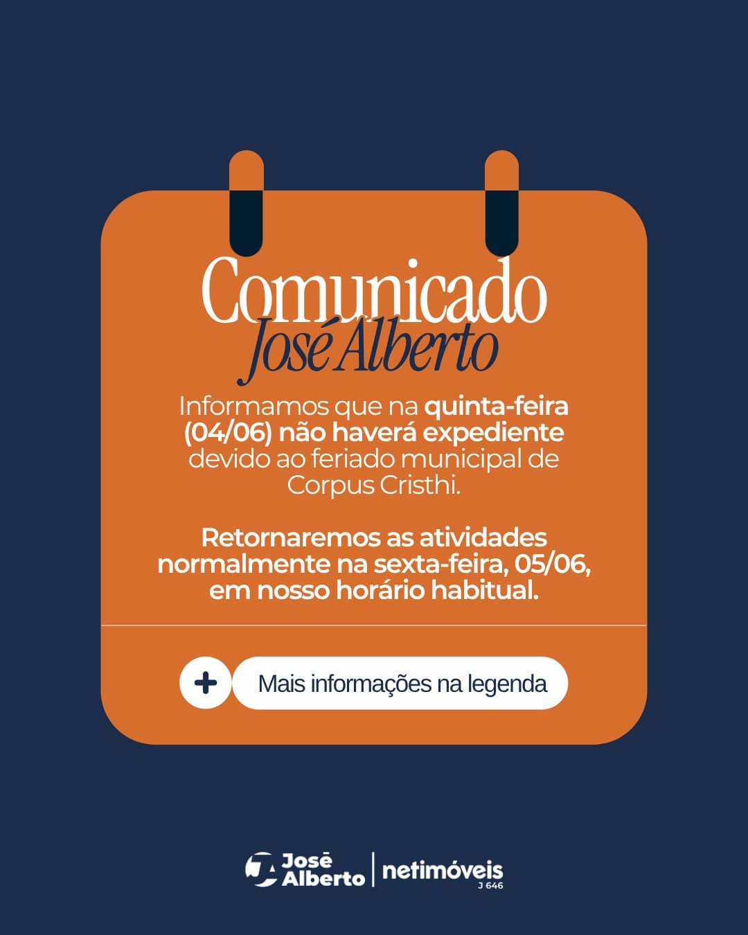 Post 3 by José Alberto Netimóveis / Imobiliária on Instagram (image)