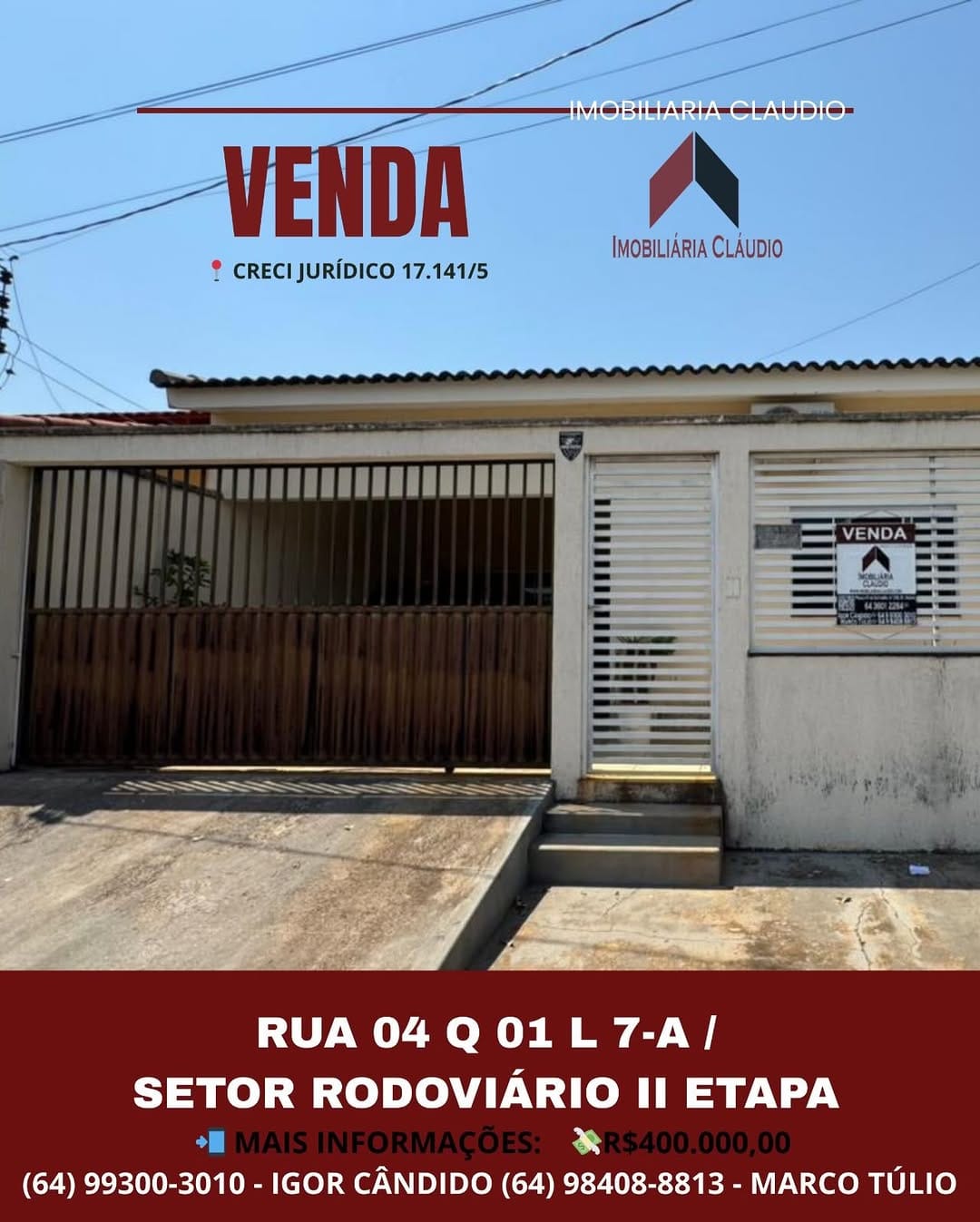 Post 6 by Imobiliária Cláudio 🏡 on Instagram (carousel)