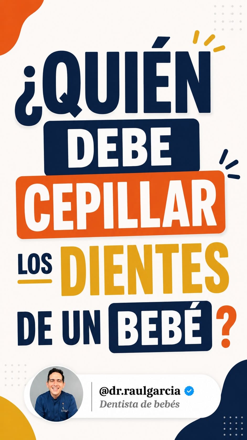 Post 2 by Dr. Raúl A. García on Instagram (video)