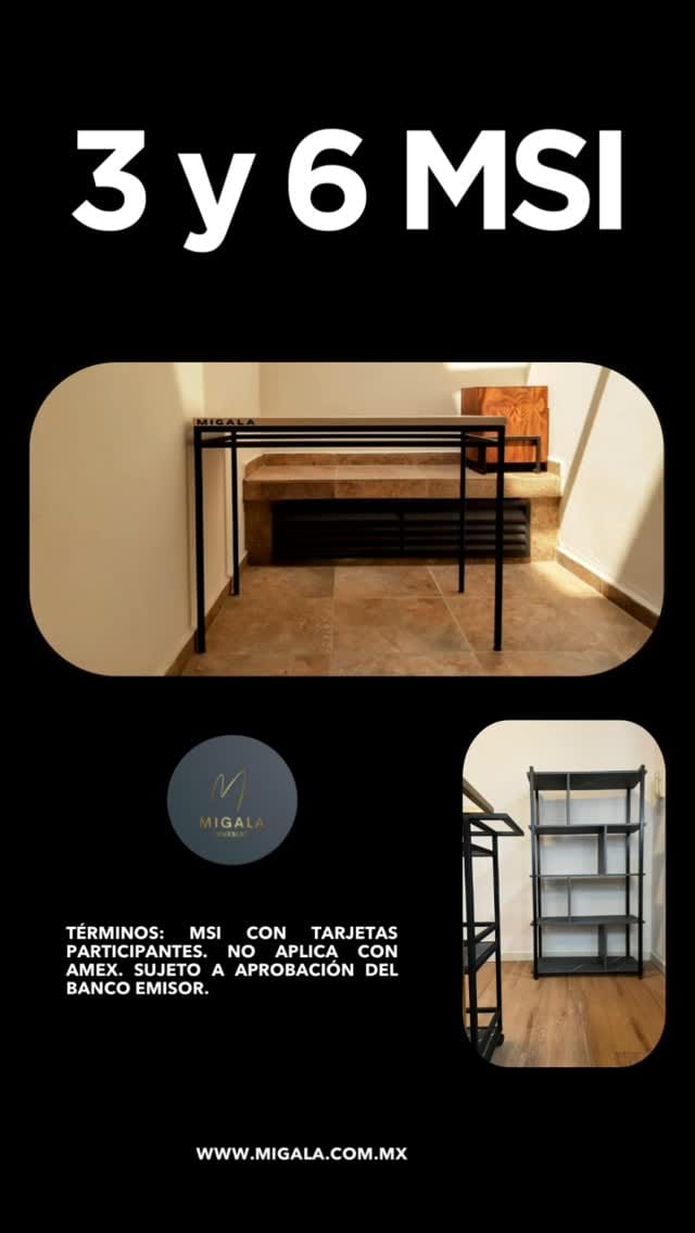 Post 8 by MIGALA MUEBLES on Instagram (video)
