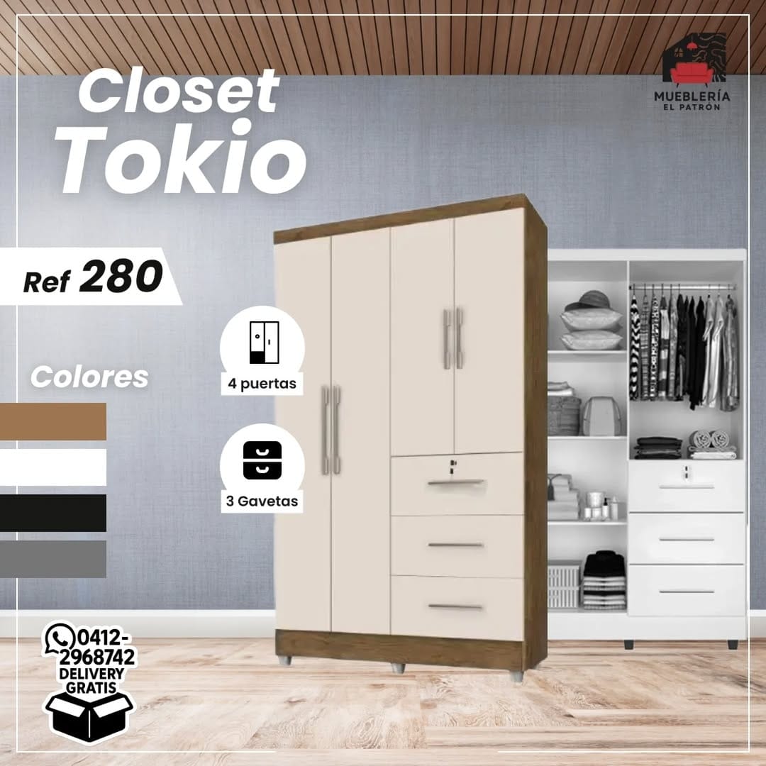 Post 8 by MUEBLES - CAMAS - CLOSETS - GAVETEROS on Instagram (image)