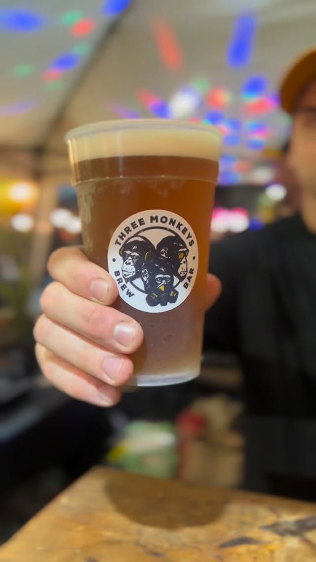 Post 9 by @threemonkeysbrewbar on Instagram (video)