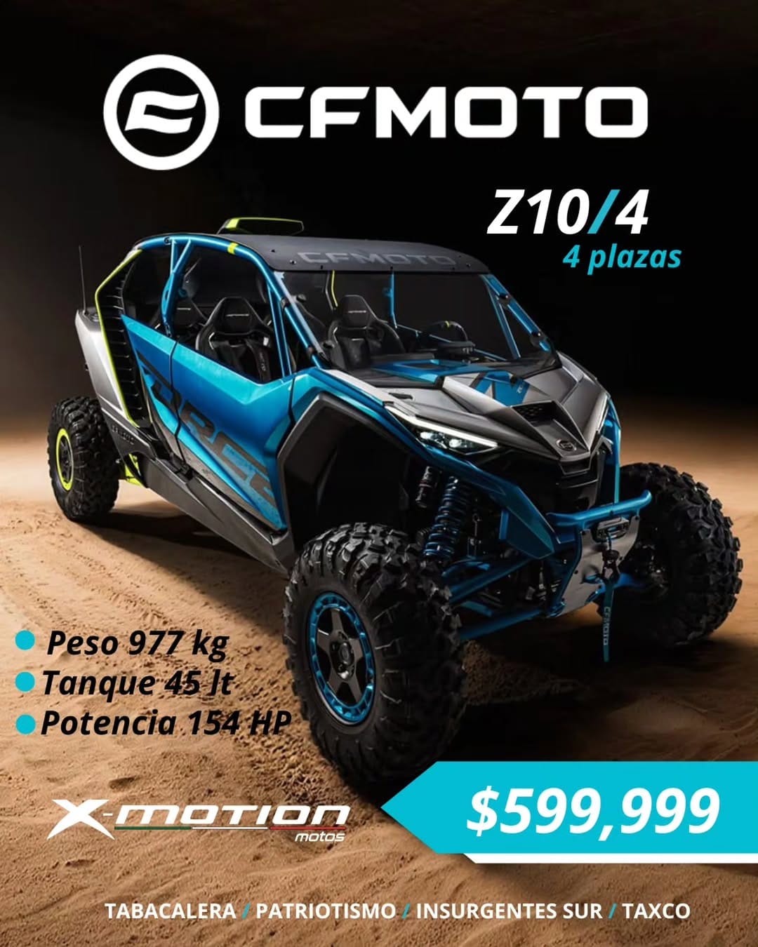 Post 4 by CFMOTO CDMX 🇲🇽 on Instagram (image)