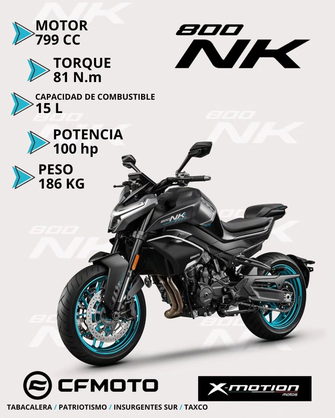 Post 8 by CFMOTO CDMX 🇲🇽 on Instagram (image)