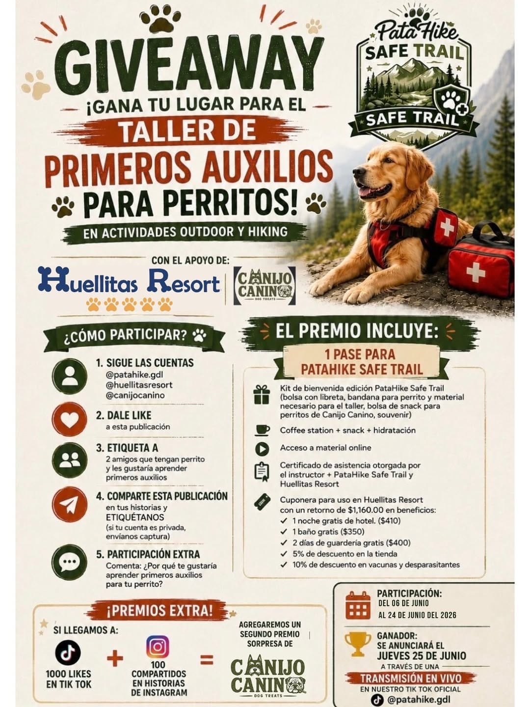 Post 1 by Huellitas Resort on Instagram (carousel)