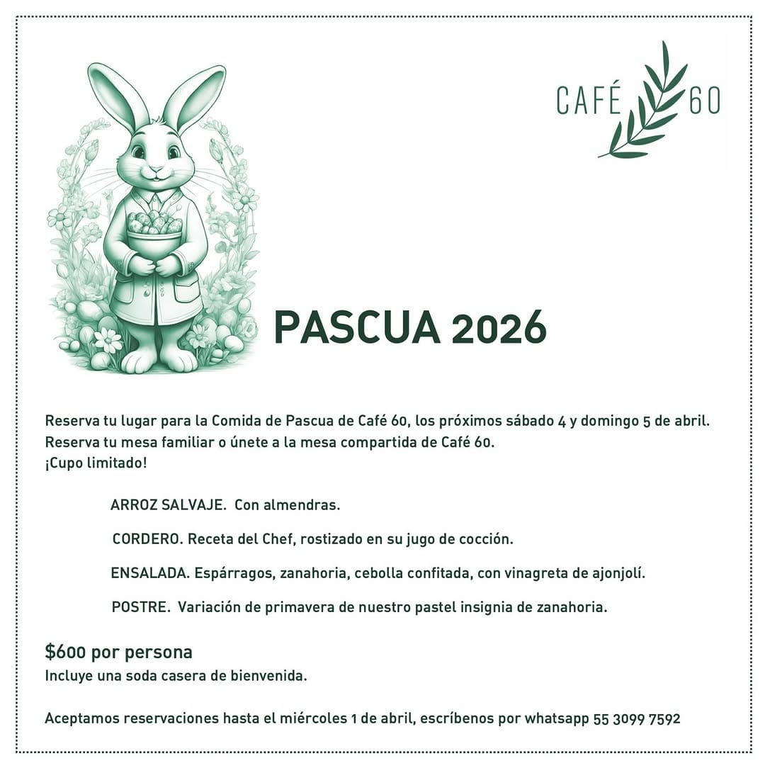 Post 7 by Café 60 on Instagram (image)