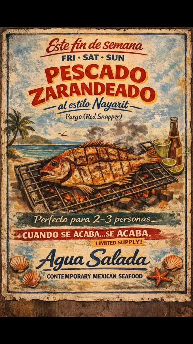 Post 9 by Agua Salada (Contemporary Mexican Seafood) on Instagram (video)