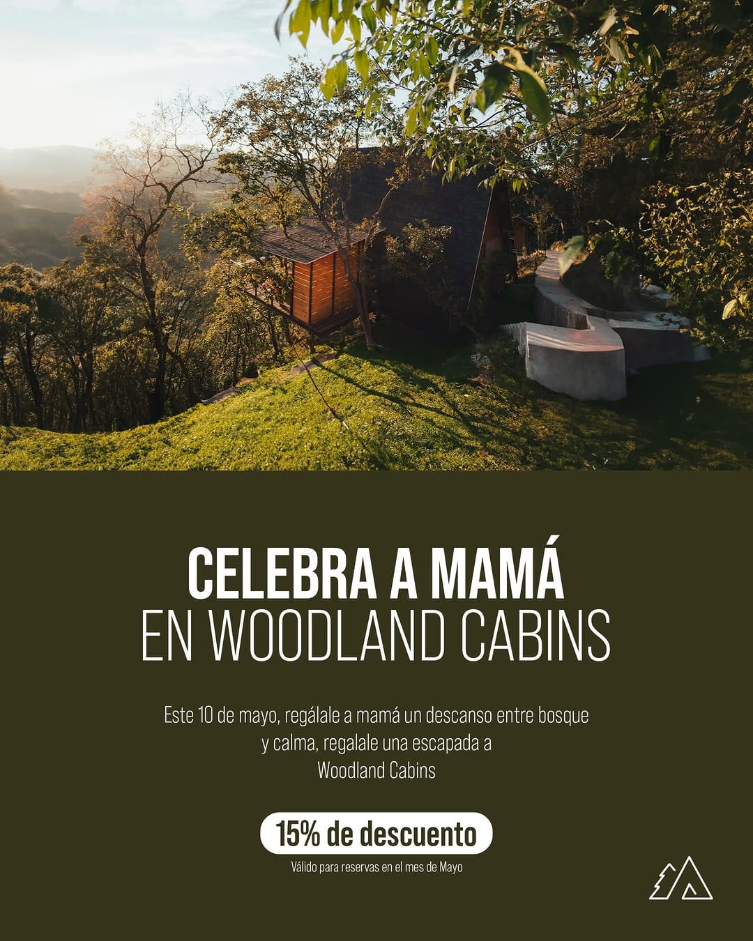 Post 8 by Woodland Cabins on Instagram (image)