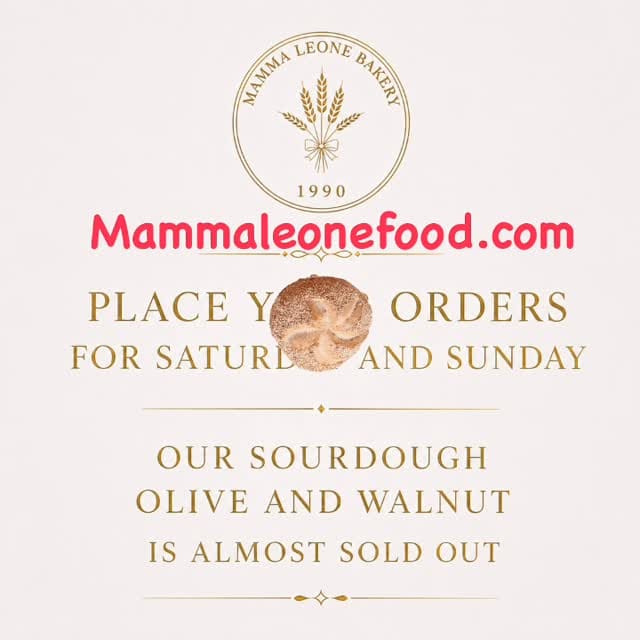Post 6 by Mamma Leone Bakery on Instagram (video)