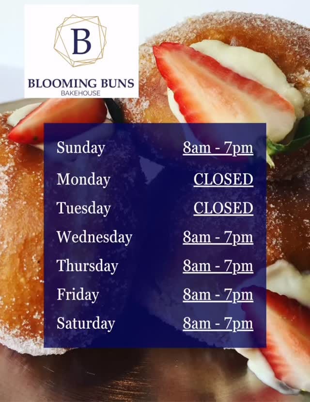 Post 10 by Blooming Buns Bakehouse on Instagram (video)