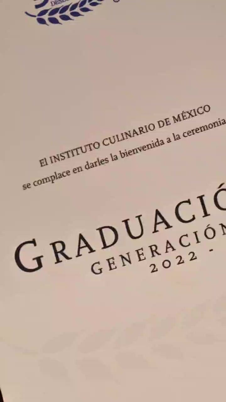 Post 1 by Instituto Culinario de México on Instagram (video)