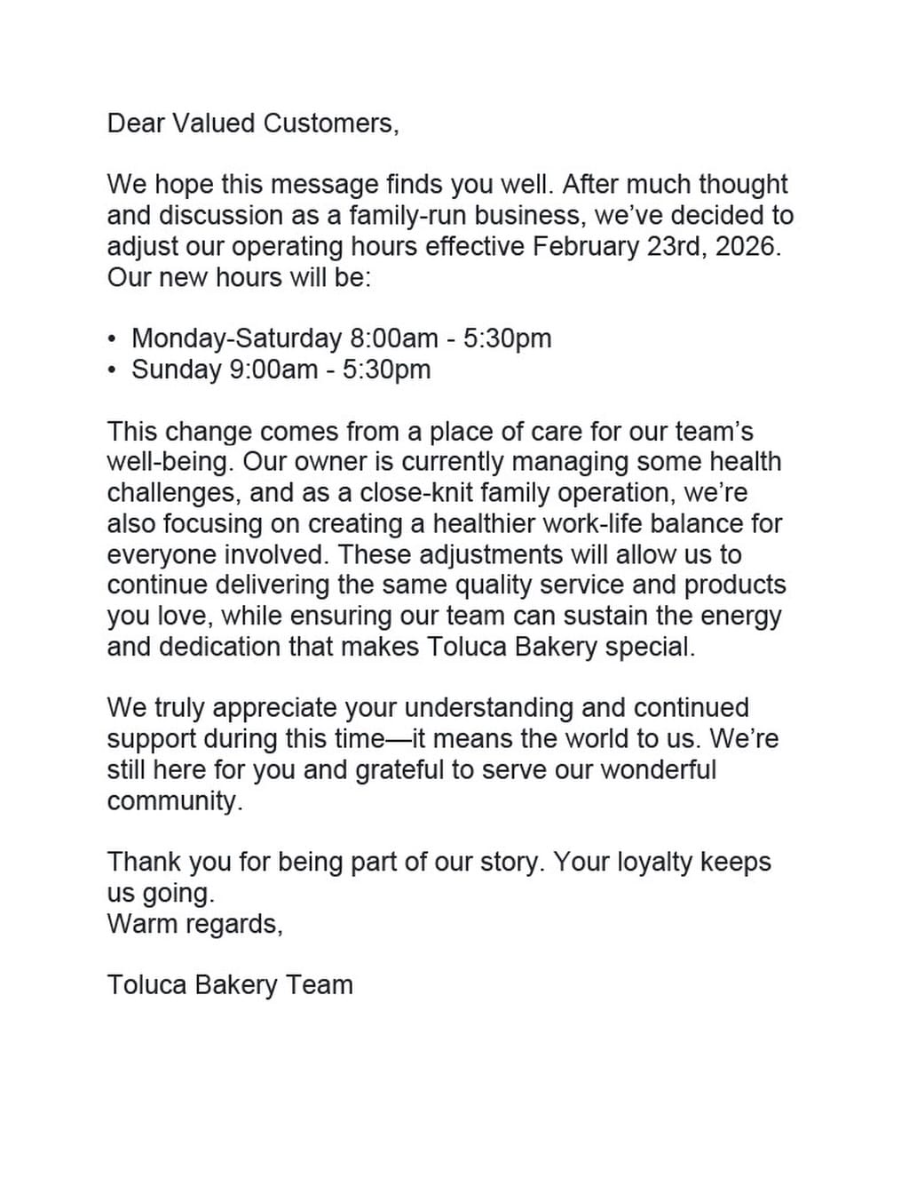 Post 3 by Toluca Bakery on Instagram (image)