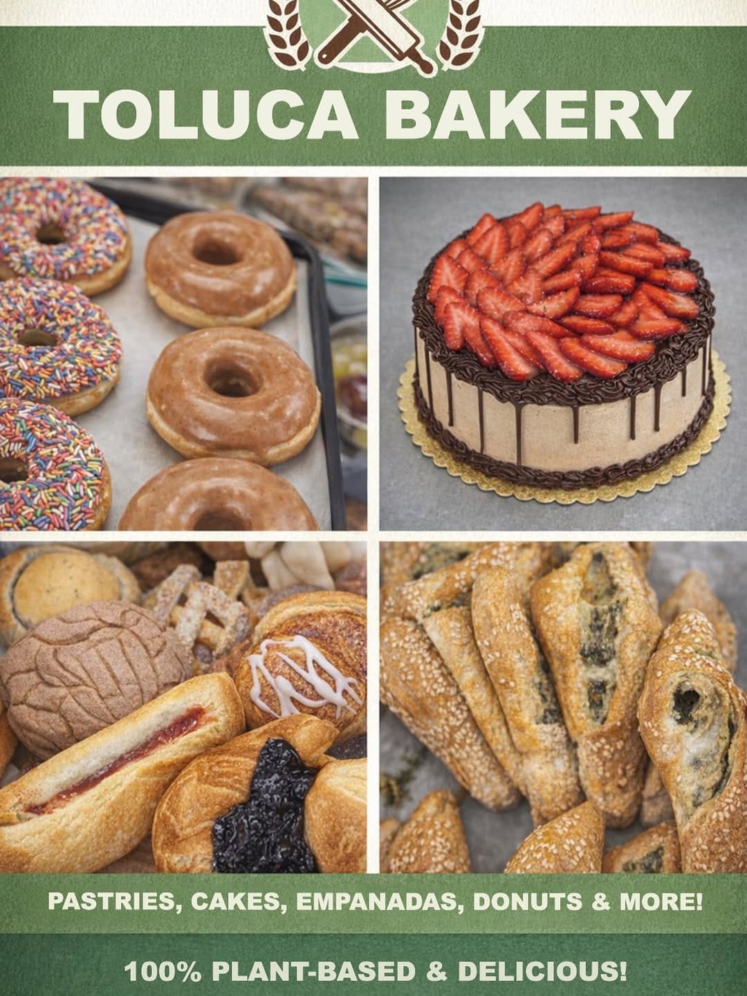 Post 1 by Toluca Bakery on Instagram (image)