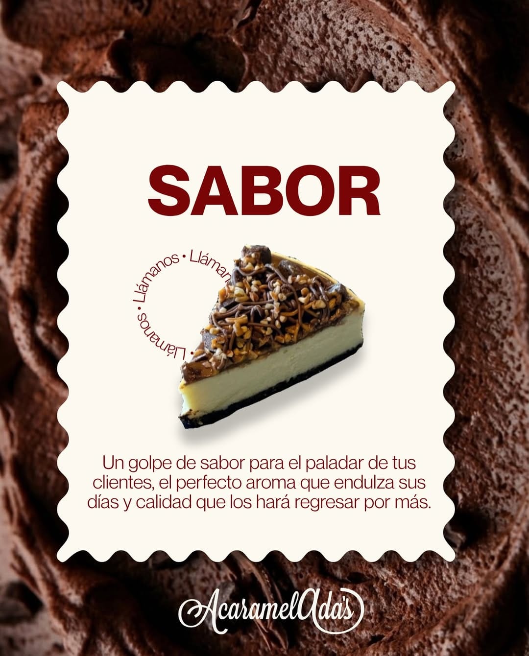 Post 1 by AcaramelAda's pastelería on Instagram (image)
