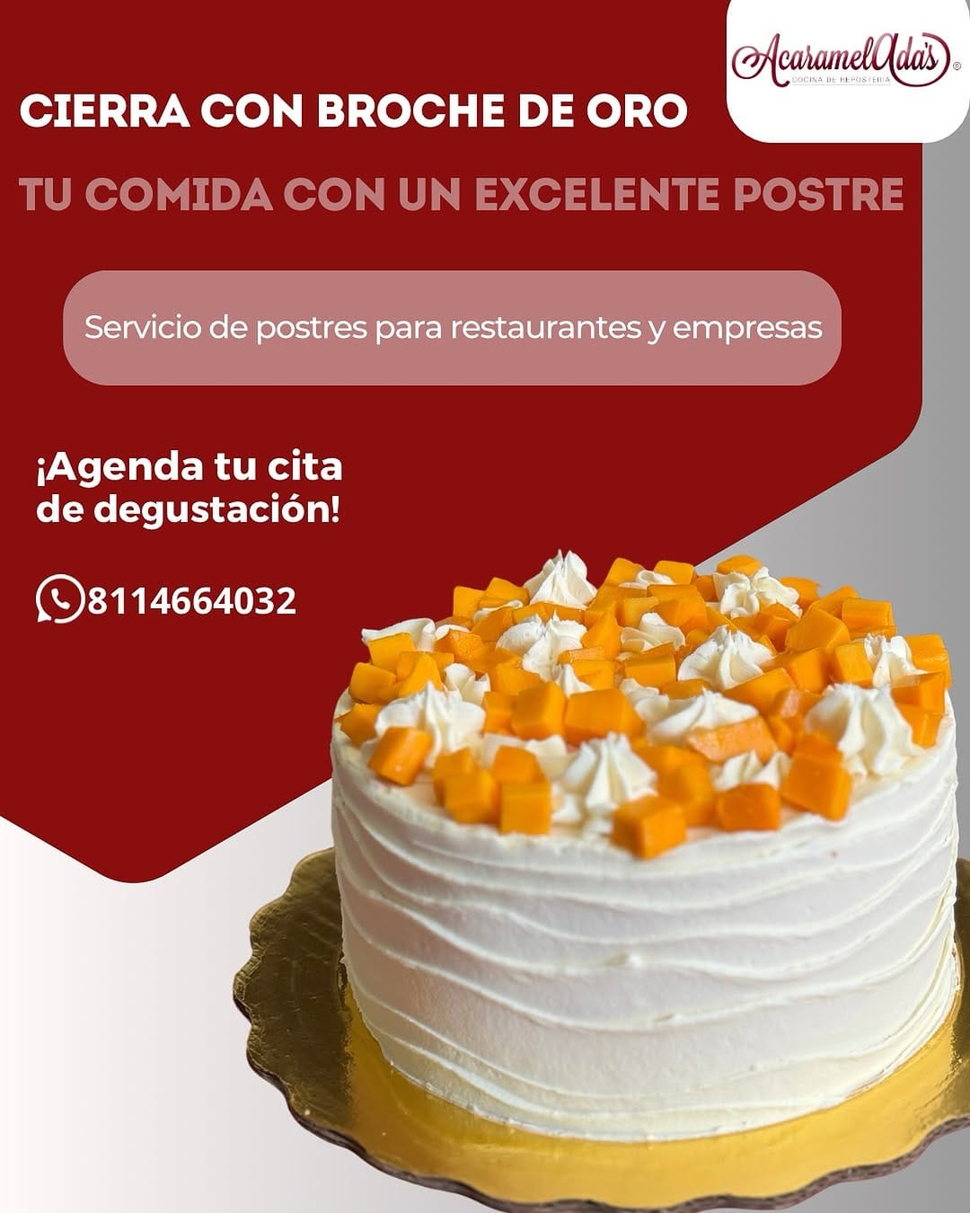 Post 10 by AcaramelAda's pastelería on Instagram (image)