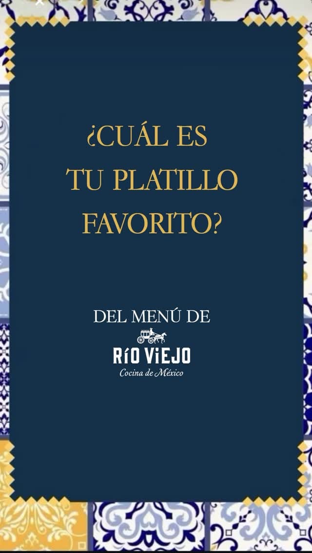 Post 10 by Río Viejo Cocina De México on Instagram (video)