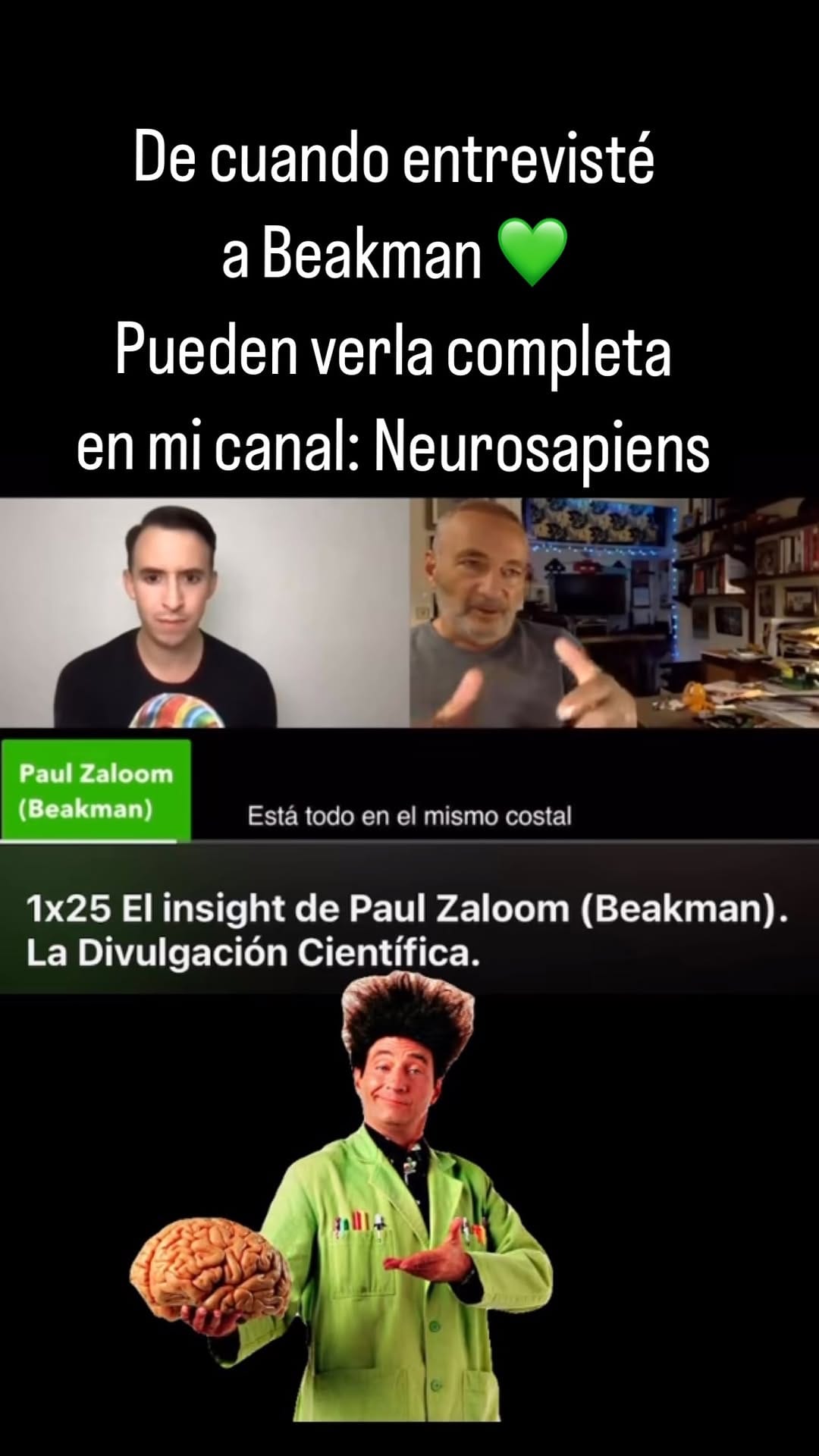 Post 9 by Dr. Mauricio González López on Instagram (video)