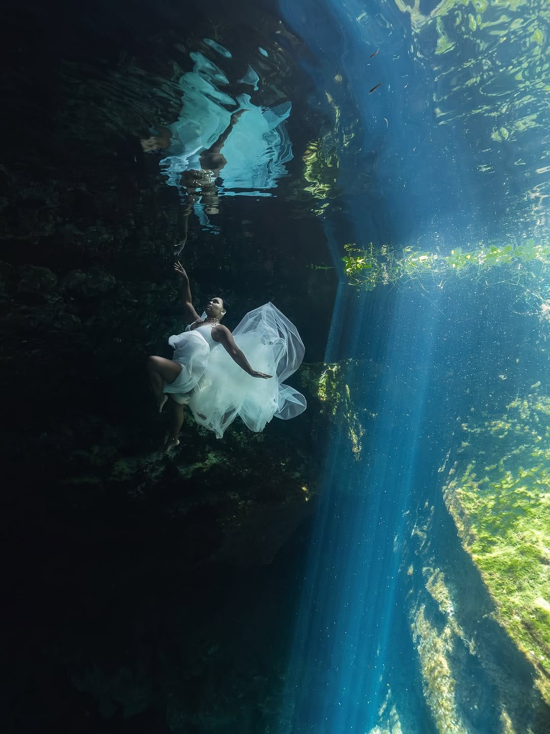 Post 1 by CENOTE & UNDERWATER ART PHOTOGRAPHER | RIVIERA MAYA on Instagram (carousel)