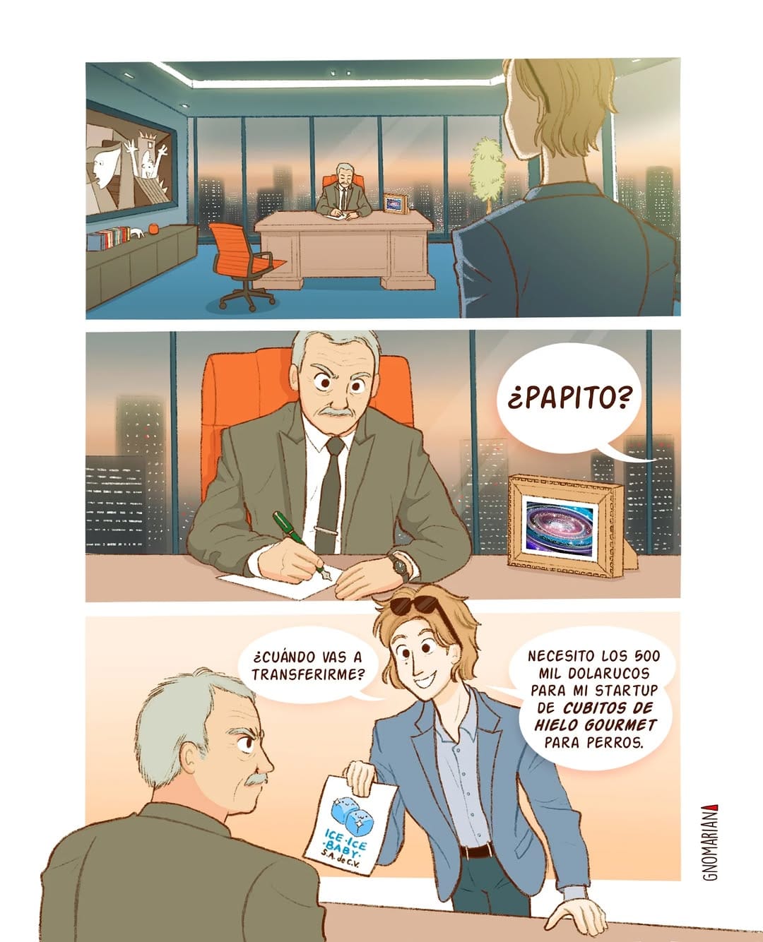 Post 8 by Gnomariana Comics on Instagram (carousel)