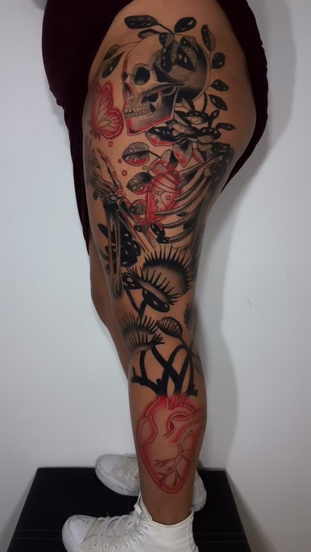 Post 4 by Israel Mendoza Tattoo on Instagram (video)