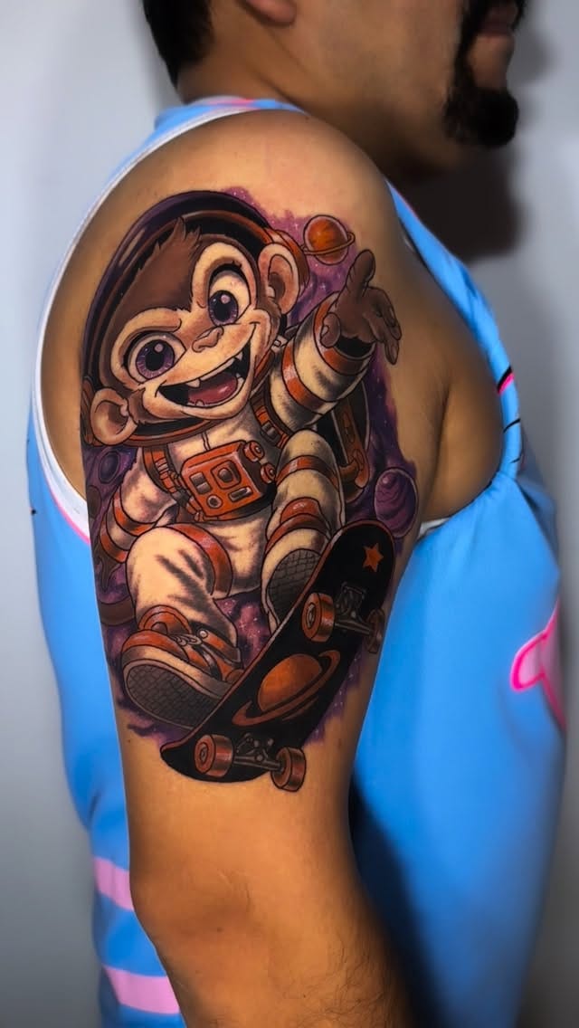 Post 1 by Israel Mendoza Tattoo on Instagram (video)