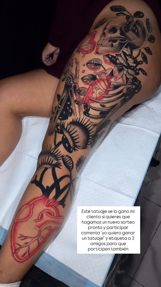 Post 7 by Israel Mendoza Tattoo on Instagram (video)