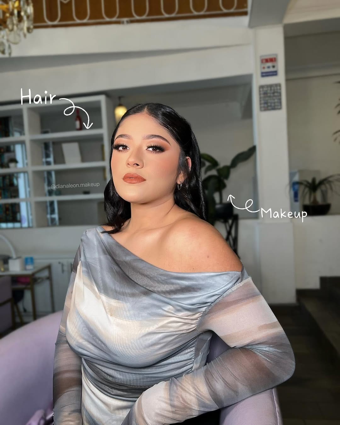 Post 6 by Diana Leon makeup on Instagram (carousel)