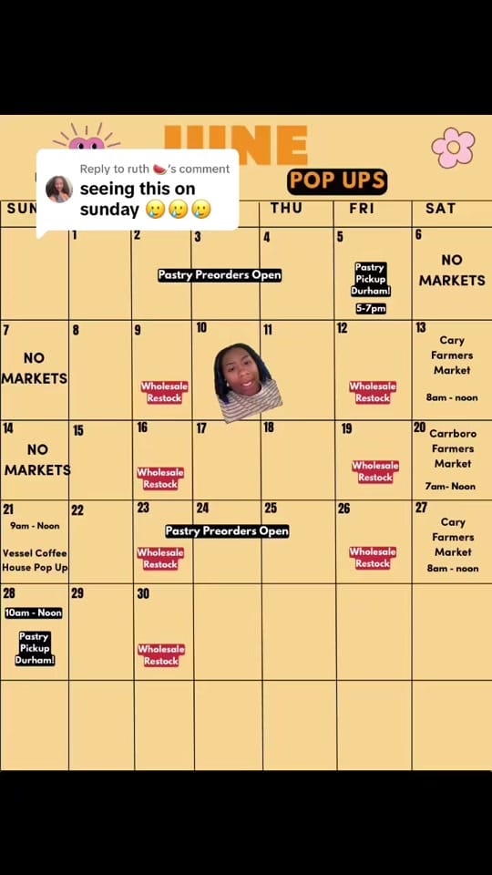 Post 9 by bright&early bakery on TikTok (video)