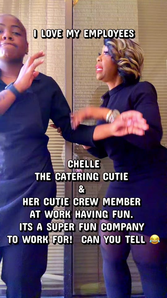 Post 1 by CHELLE The Catering Cutie on TikTok (video)