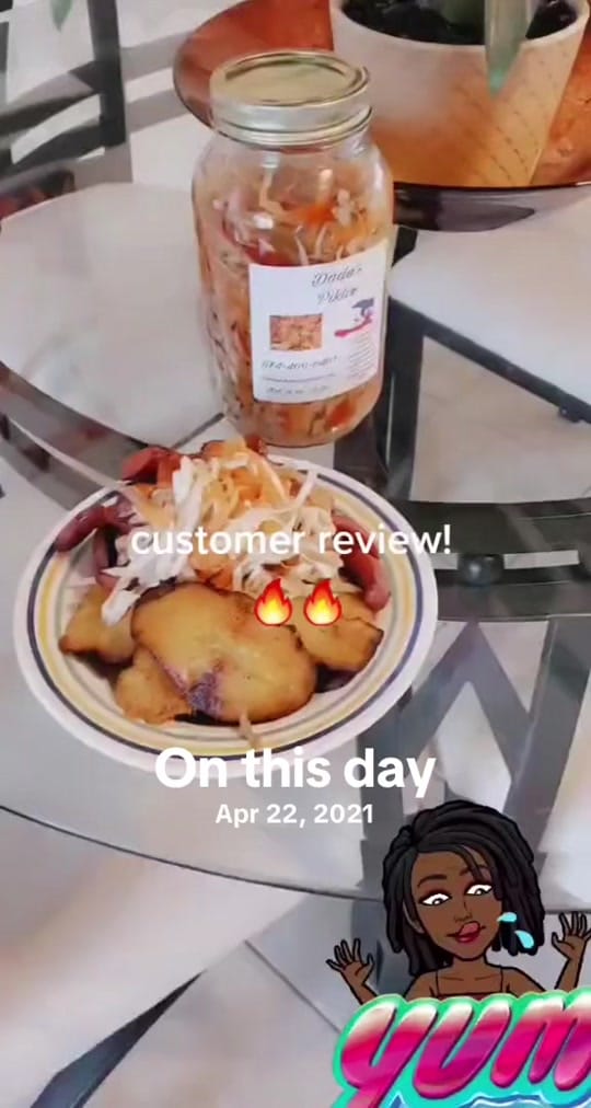 Post 8 by Dada'skitchen ,Dada's product on TikTok (video)