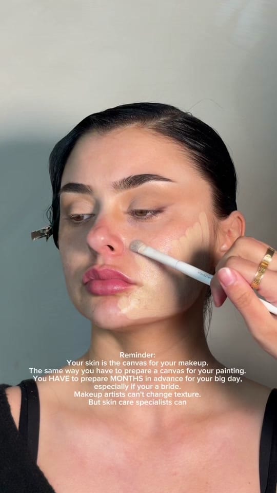 Post 2 by Hafsa🤍| MUA & SKIN SPECIALIST on TikTok (video)