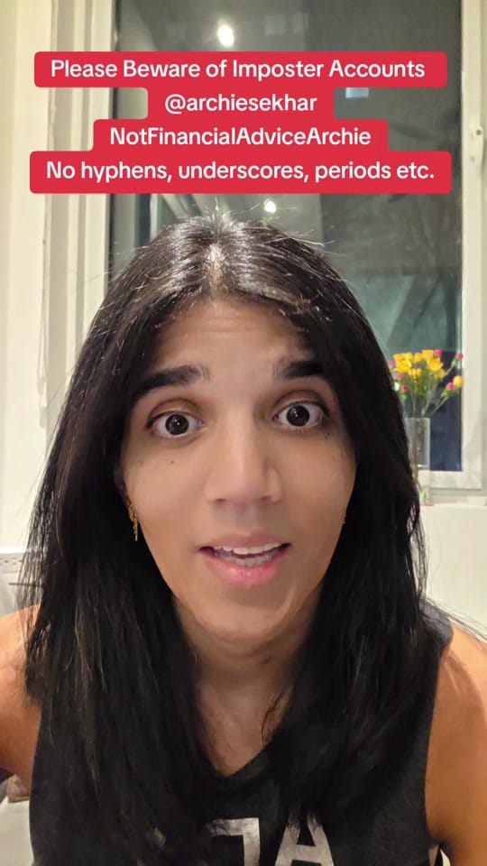 Post 9 by NotFinancialAdviceArchie on TikTok (video)